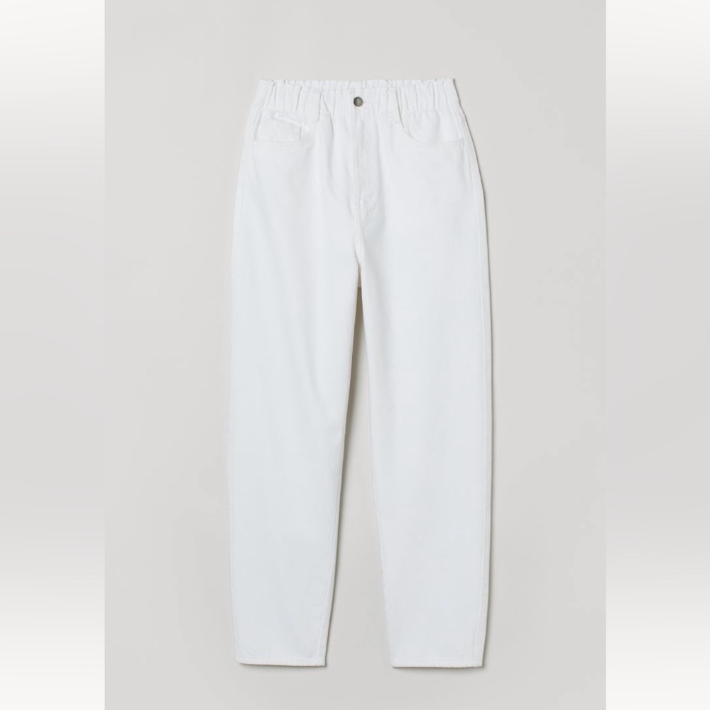 H&M High Waist Twill Pants